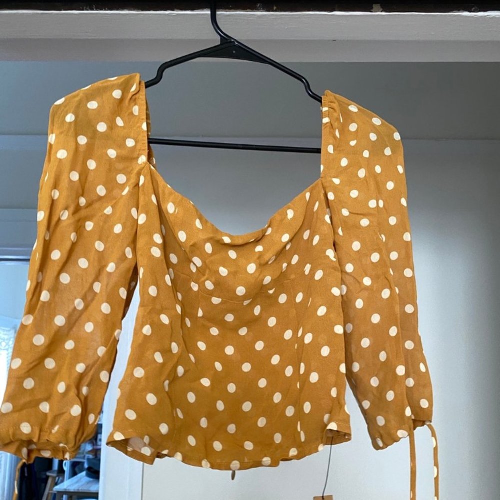 Reformation: The Georgia Top in Butterscotch